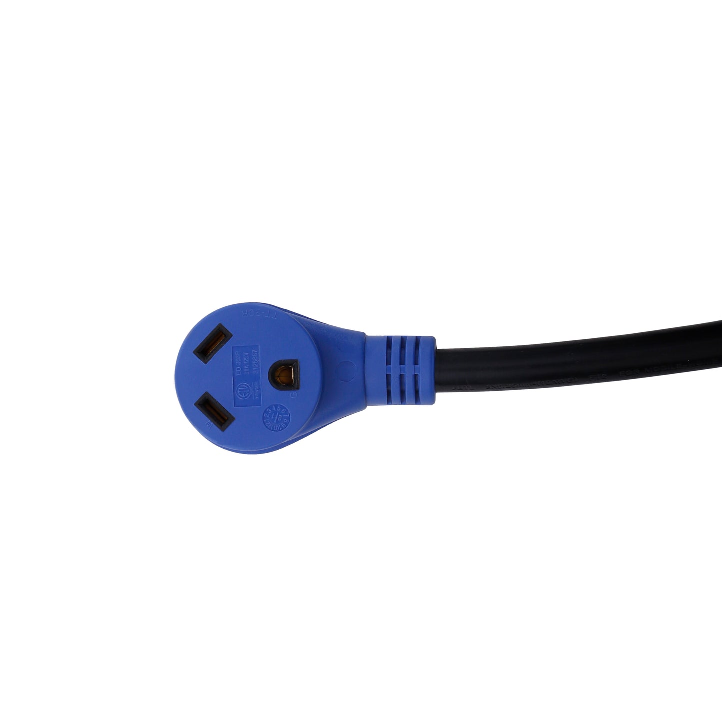 25ft/50FT extension cord. 30 AMP.125 volts. ETL Approved. blue