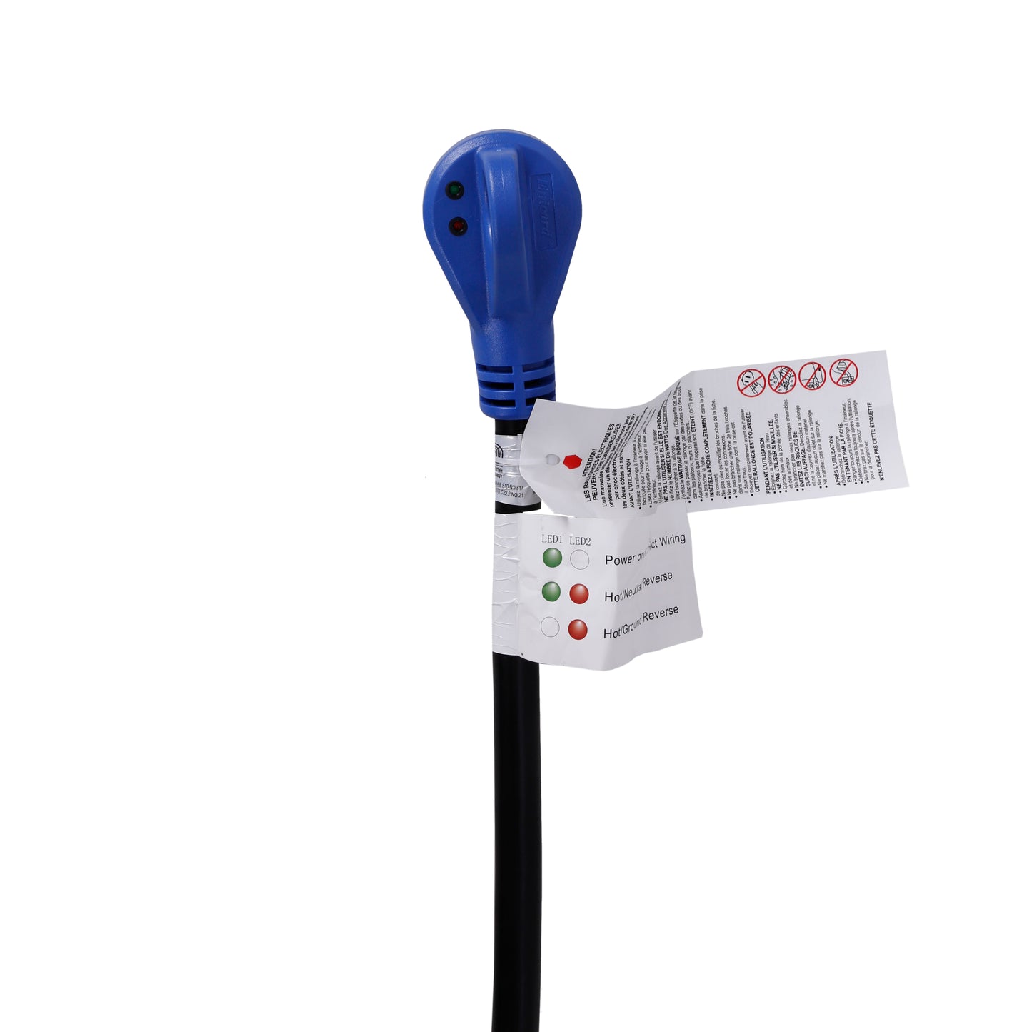 RV Extension Cord 30 Amp 50ft Twist Lock with Signal Light