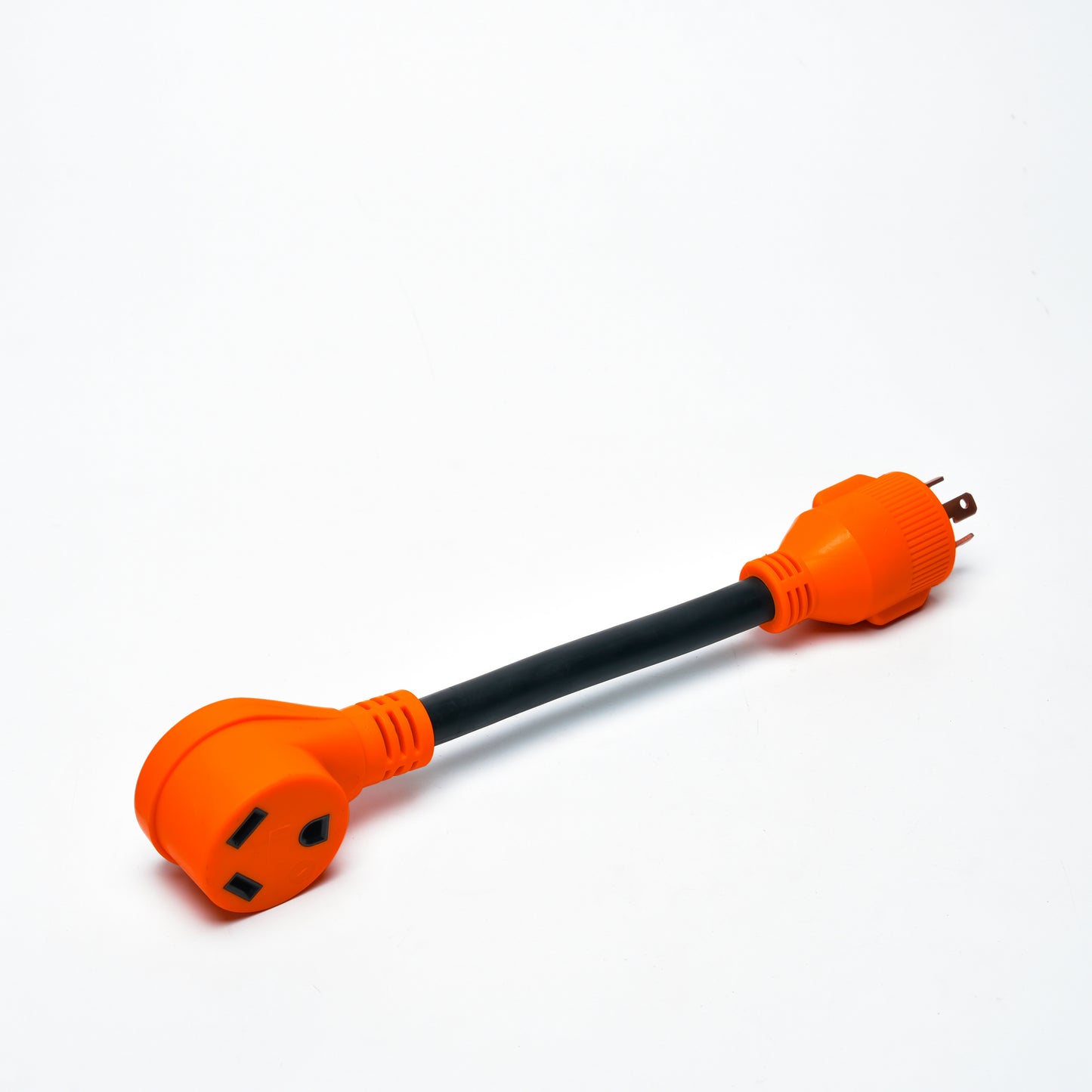 The adapter made of 100% pure copper wiring coated with a heavy duty flame retardant