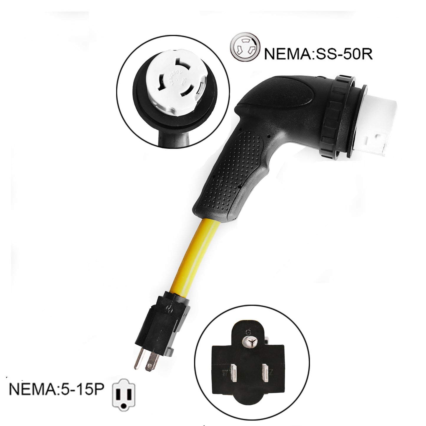 15 amp to 50 amp twist lock