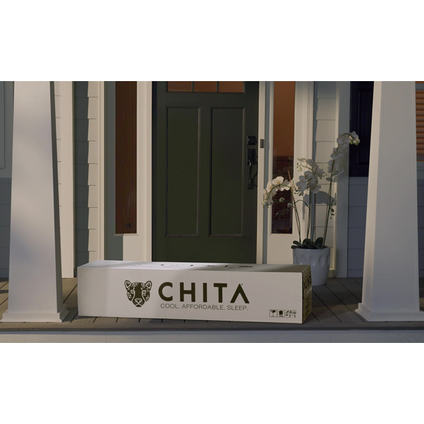CHITA 12 Inch Memory Foam Mattress / CertiPUR-US Certified / Bed-in-a-Box / Medium Firmness/ Pressure Relieving,Queen Size,80"x60"+12"