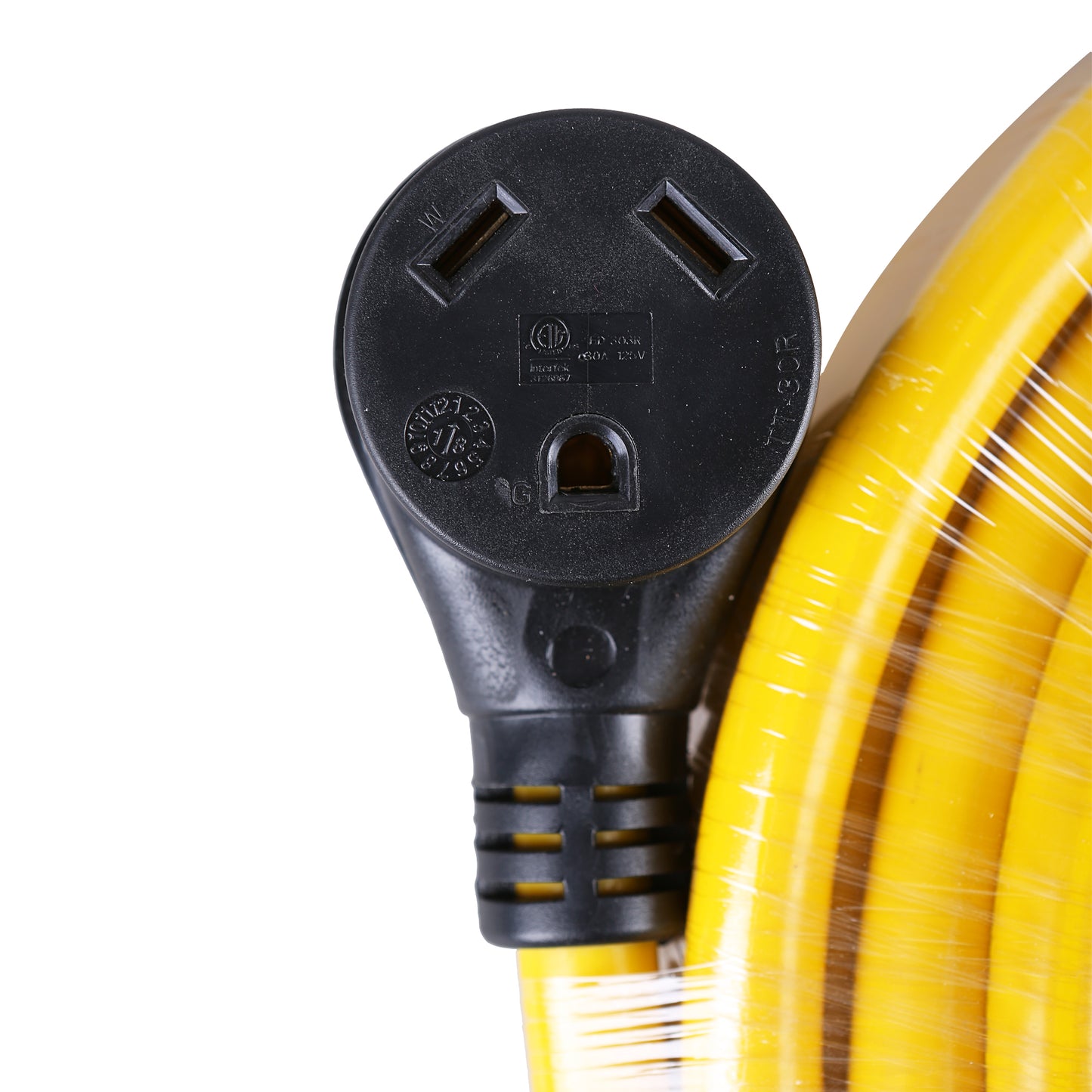TrekPower 30Amp 3 Wire RV Extension Cord With Finger Grip-female