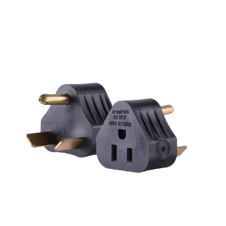 30 Amp to 15 Amp RV Plug Adapter Traingle EXRV053 TrekPower