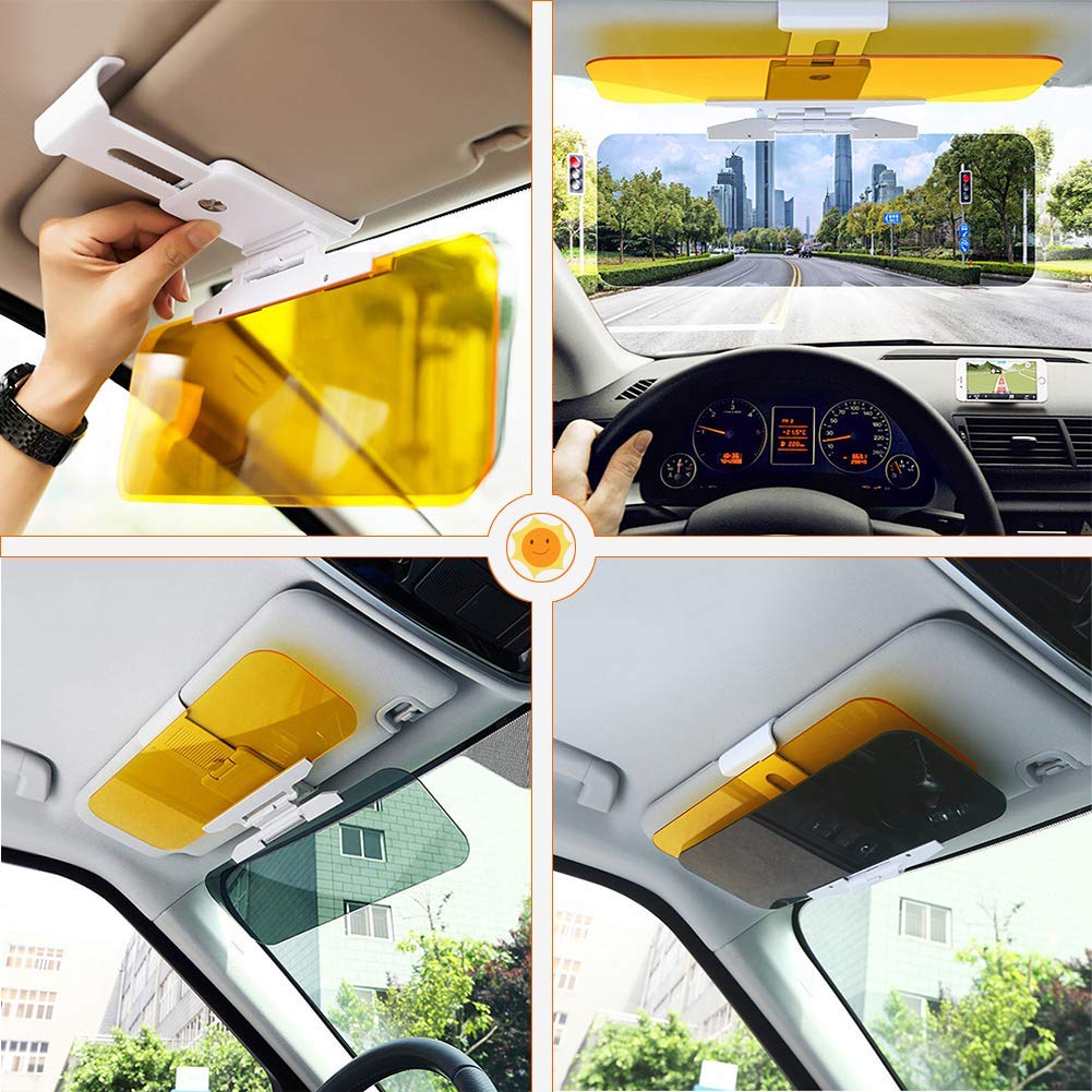 Trek power Car Sun Visor with easy button Anti-use