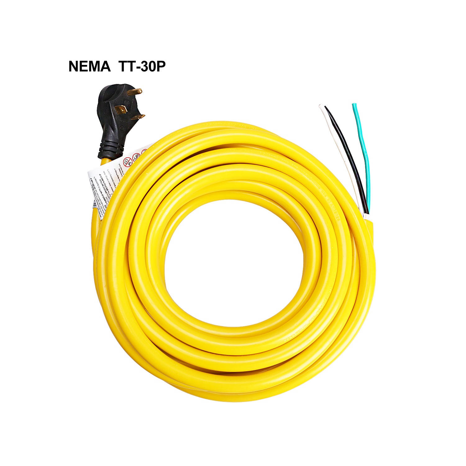 RV extension cord loose end 30A trekpower