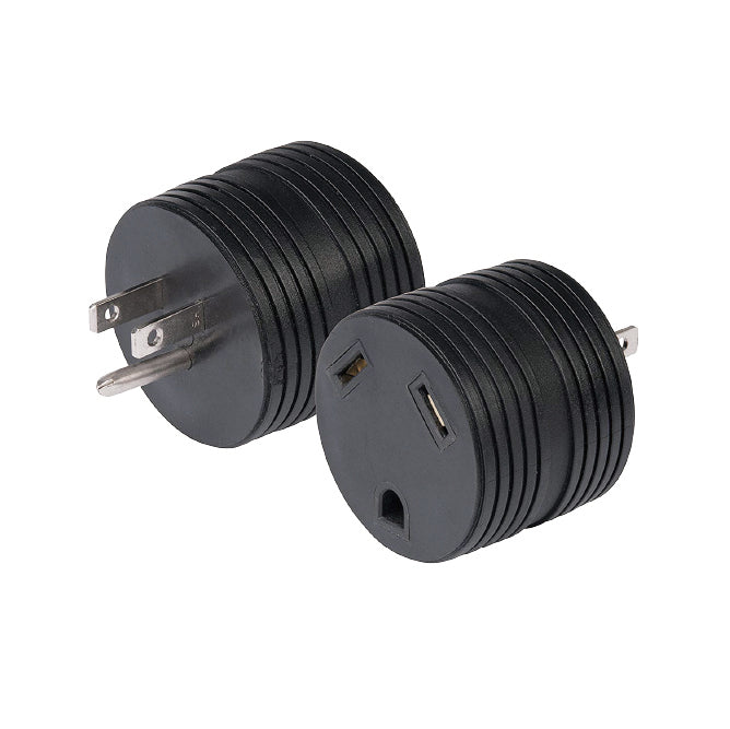 RV Plug Adapter 15a 30a (Round) EXRV050B TrekPower