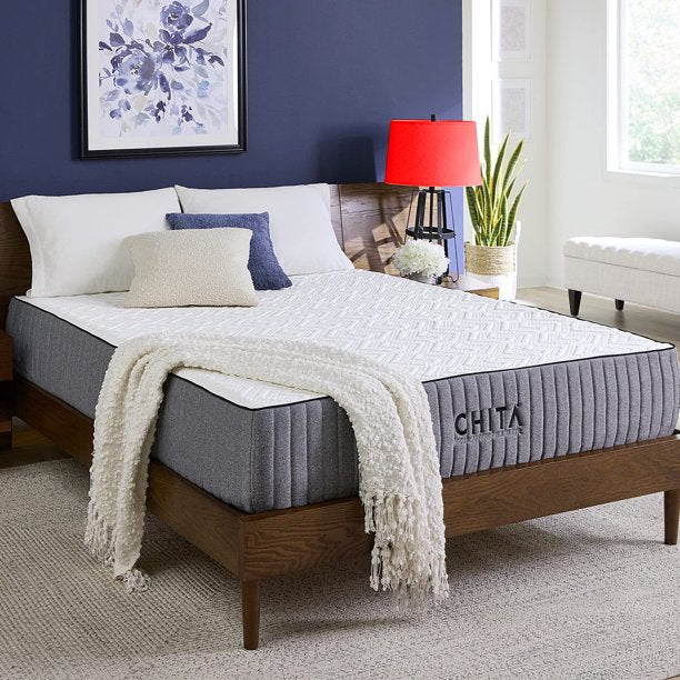 CHITA 12 Inch Memory Foam Mattress / CertiPUR-US Certified / Bed-in-a-Box / Medium Firmness/ Pressure Relieving,Queen Size,80"x60"+12"
