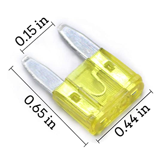 Mini Blade Fuse Yellow 20A
