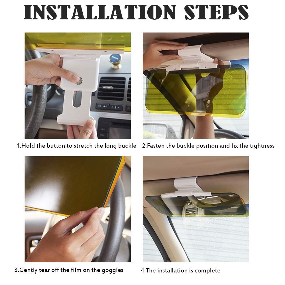 Sun Visor Extender for Cars trek power-details