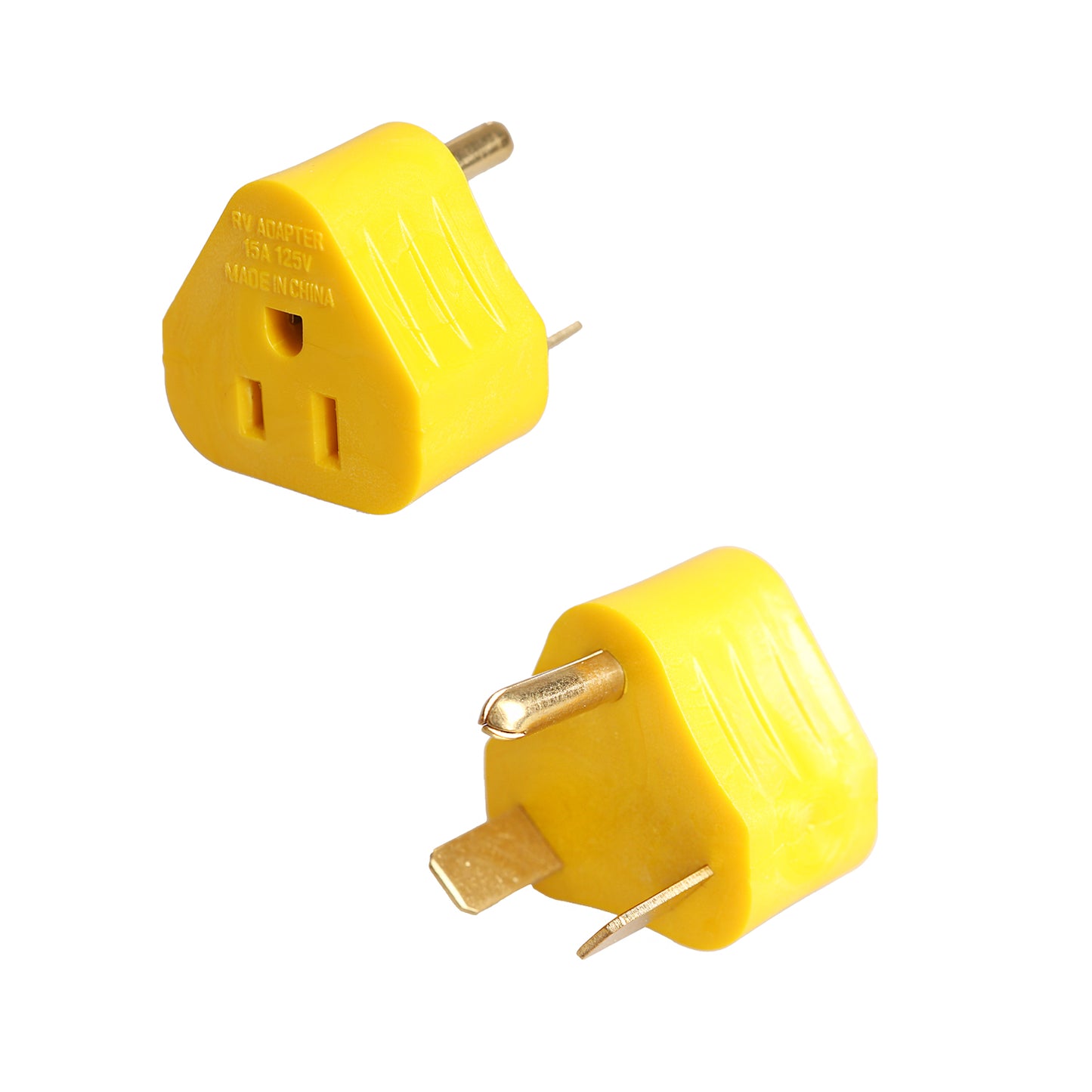 30 Amp to 15 Amp RV Plug Adapter Traingle EXRV053 TrekPower