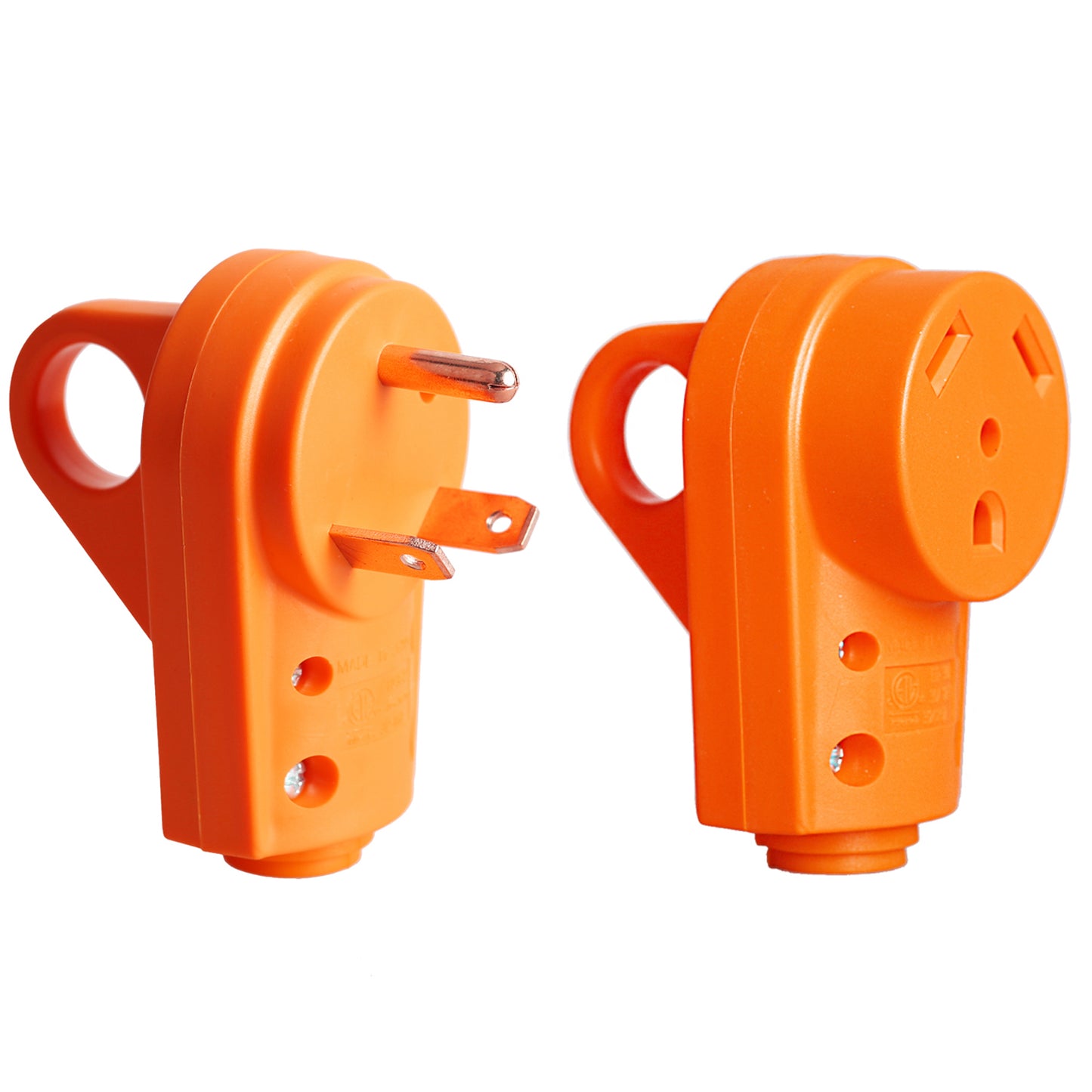 replacement 30 amp rv power cord female and male plug