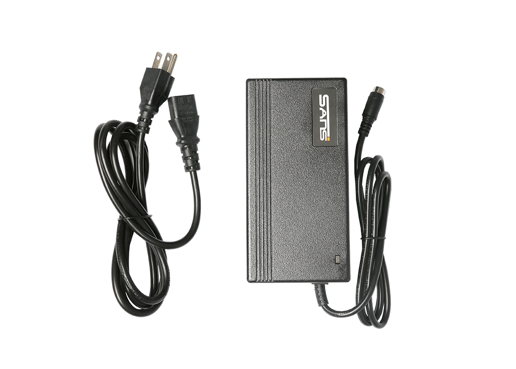 54.6V 2A Power Supply Adapter Charger for 48V Li-ion Lithium Battery Round female plug
