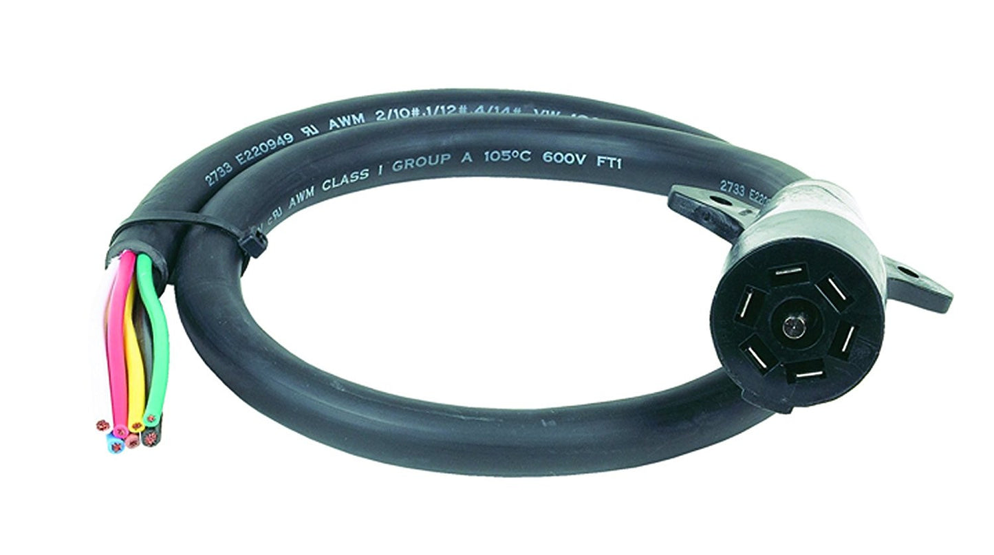 TrekPower 7 Way Trailer & Camper Power Cord-TP-RV077-5