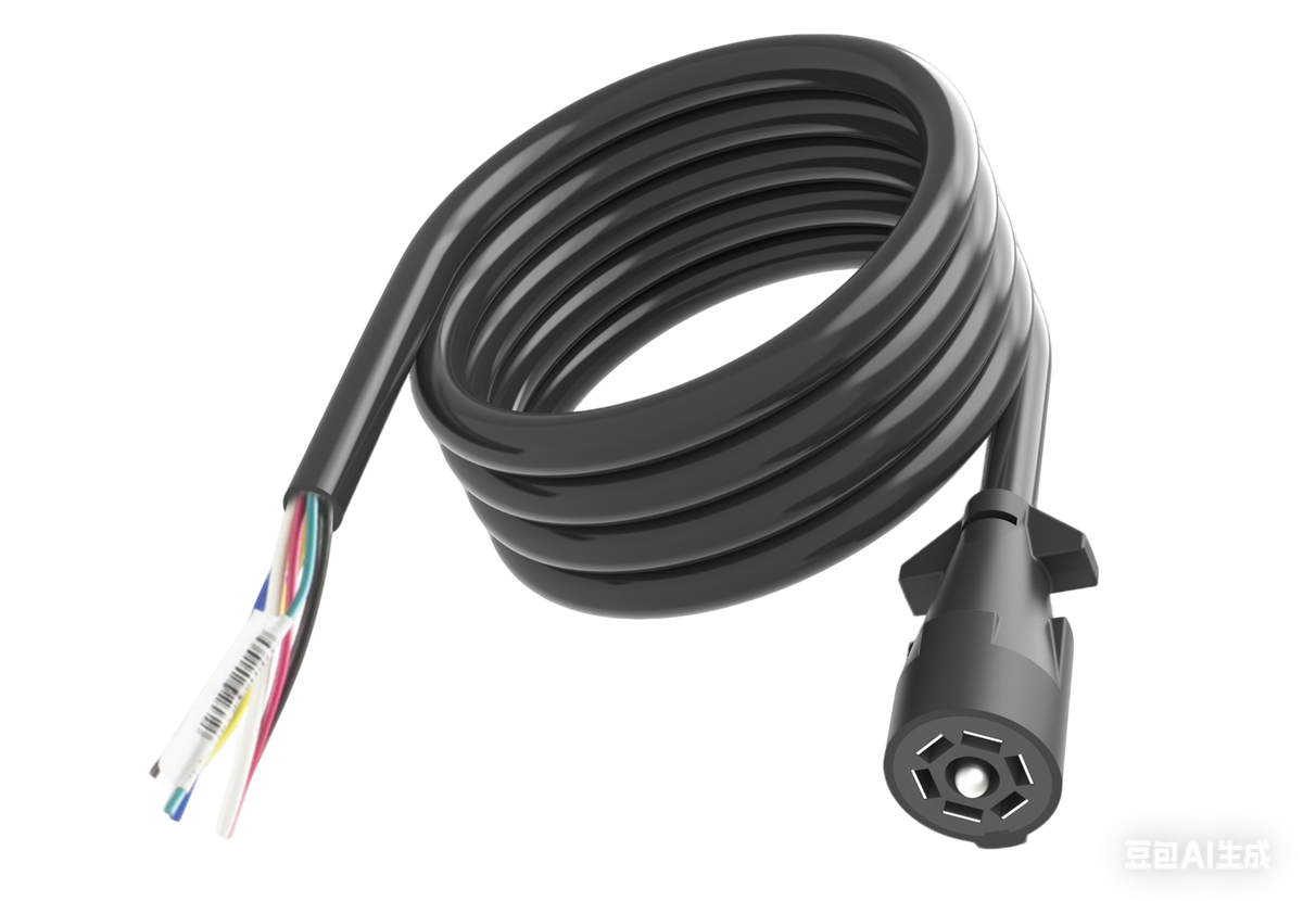 7-Way RV Blade Molded Trailer Cable – 3 ft & 6 ft