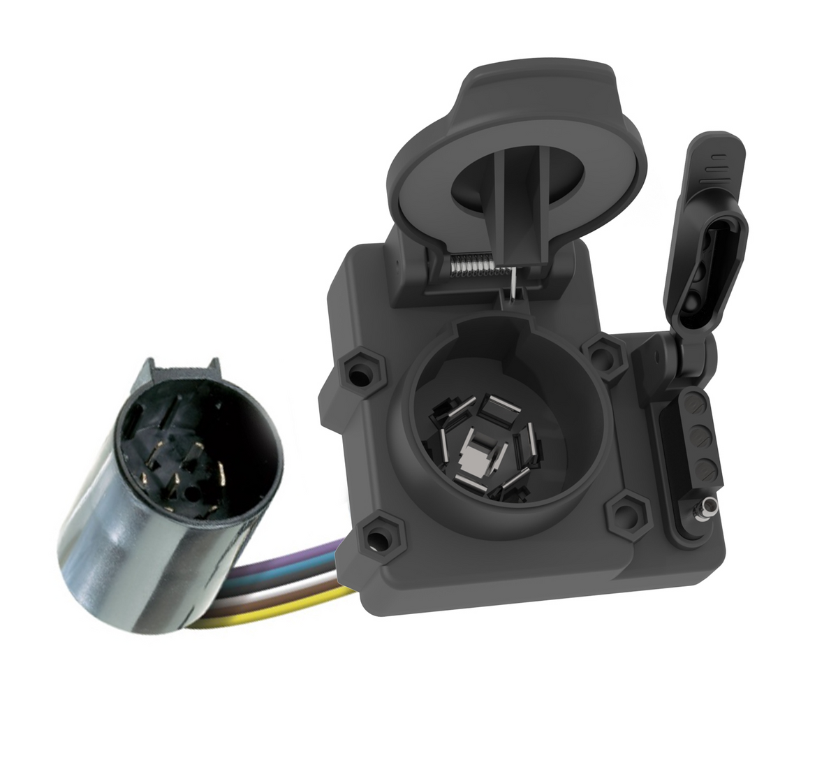 TrekPower 7-Way RV Blade & 4-Way Flat Multi-Tow Connector Kit