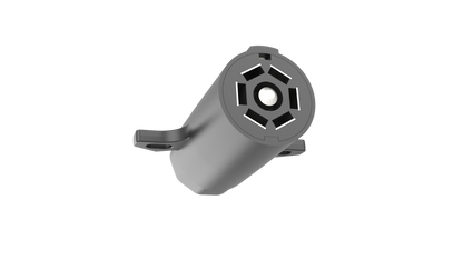 TrekPower 7-Way RV Blade Trailer-Side Plug Connector