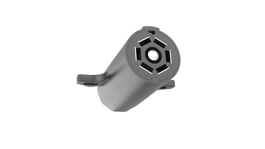 TrekPower 7-Way RV Blade Trailer-Side Plug Connector