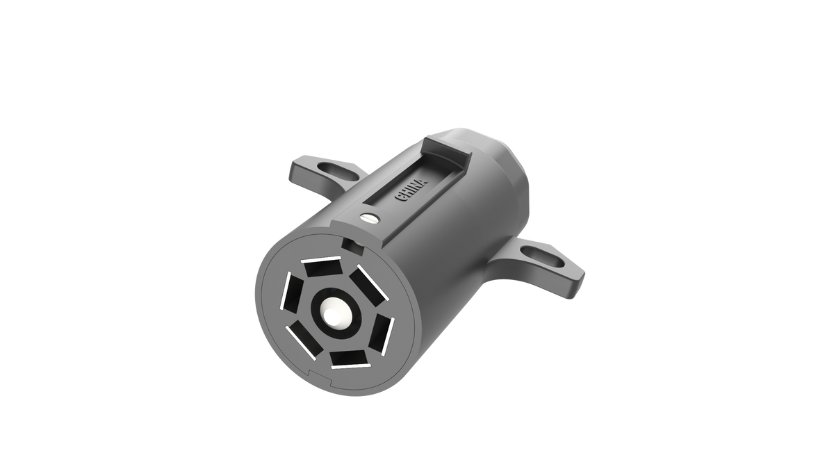 TrekPower 7-Way RV Blade Trailer-Side Plug Connector