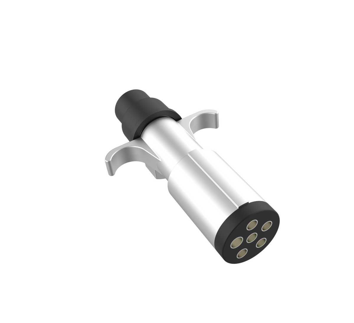 TrekPower 6-Pole Round Metal Trailer-Side Connector