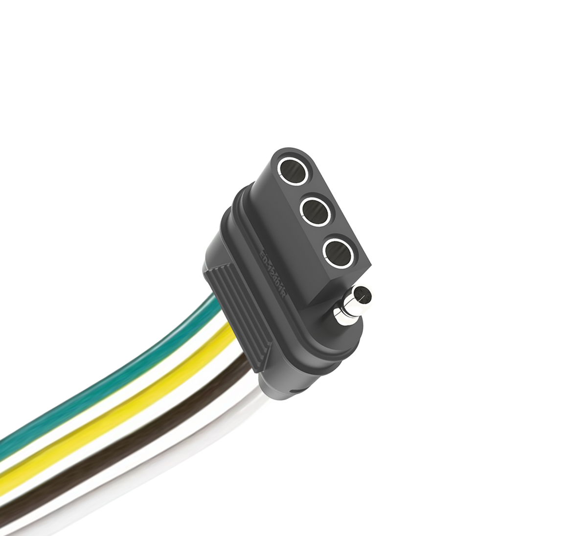 TrekPower 4-Way Flat Vehicle-Side Trailer Connector – 48 in.