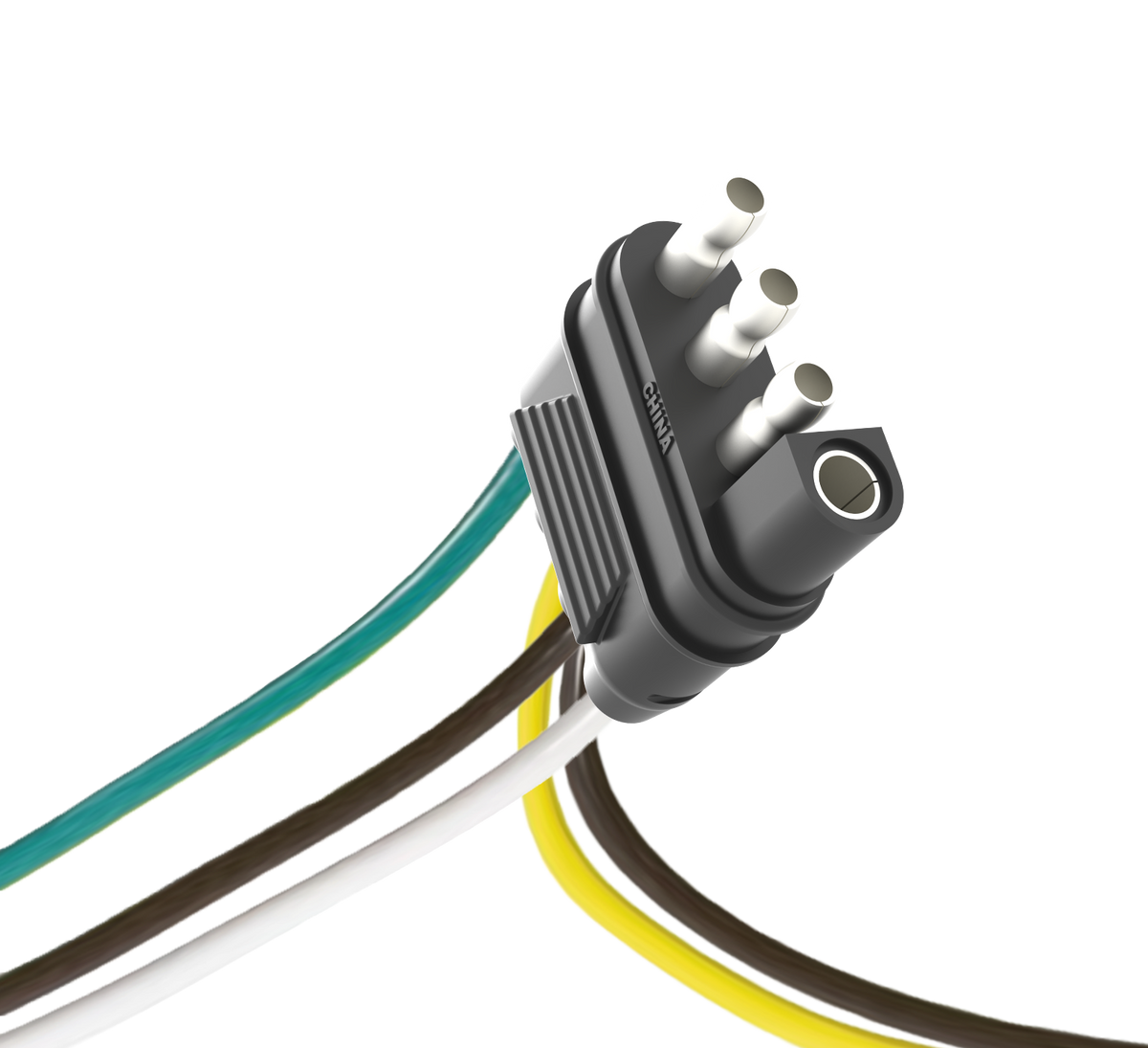 TrekPower 4-Wire Flat Trailer Y-Harness, 20 ft.