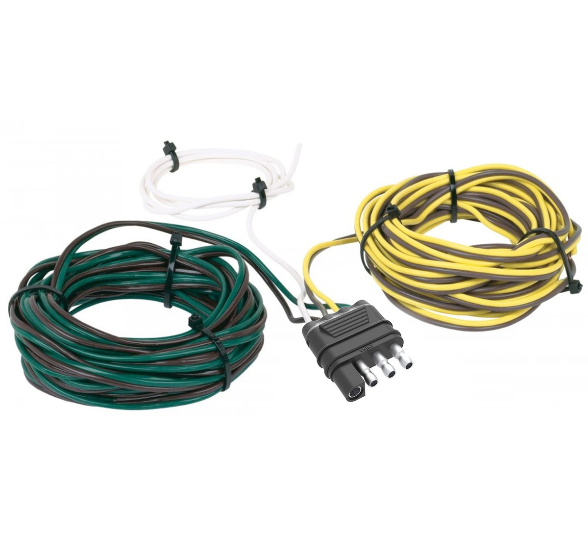 TrekPower 4-Wire Flat Trailer Y-Harness, 20 ft.