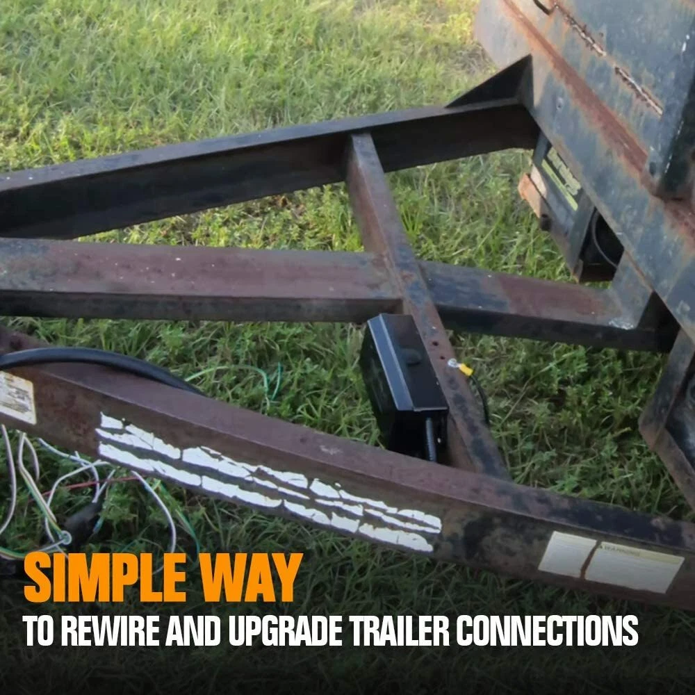 TrekPower 7-Terminal Trailer Wiring Junction Box with Grommets