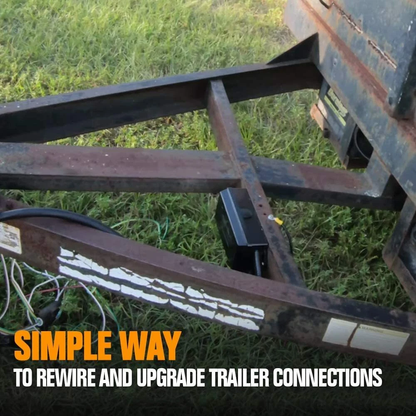 TrekPower 7-Terminal Trailer Wiring Junction Box with Grommets