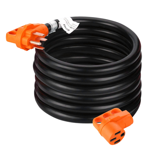 TrekPower 50 Amp 36 ft RV Extension Cord Heavy Duty with LED Power Indicator