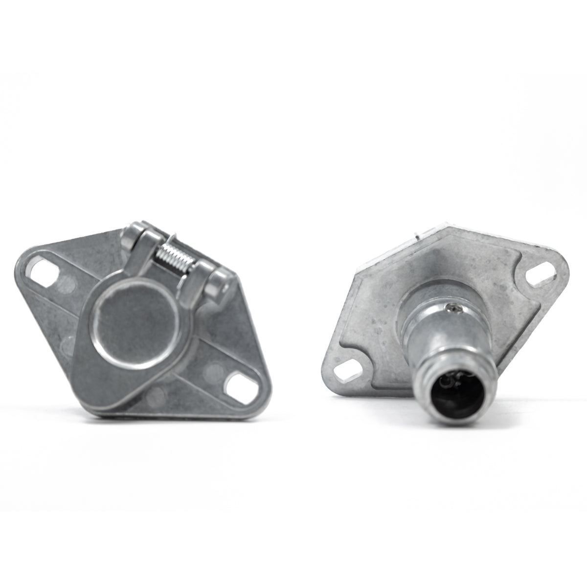 TrekPower 6-Pole Round Metal Vehicle-Side Trailer Socket