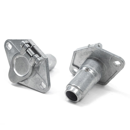 TrekPower 6-Pole Round Metal Vehicle-Side Trailer Socket