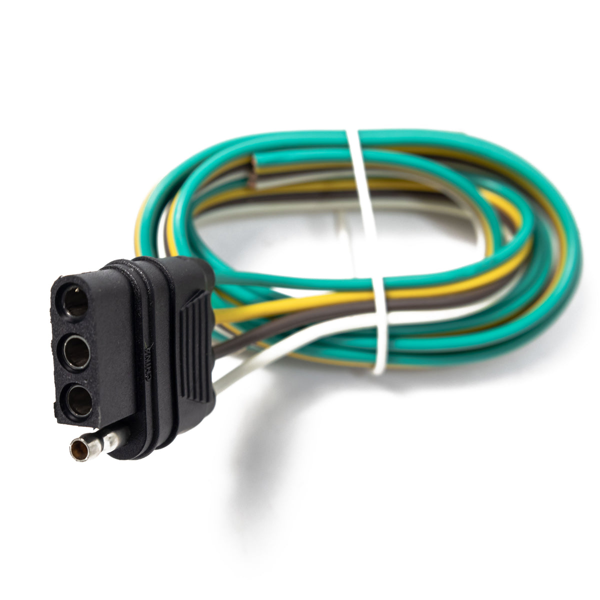 TrekPower 4-Way Flat Vehicle-Side Trailer Wiring Harness – 48 in.