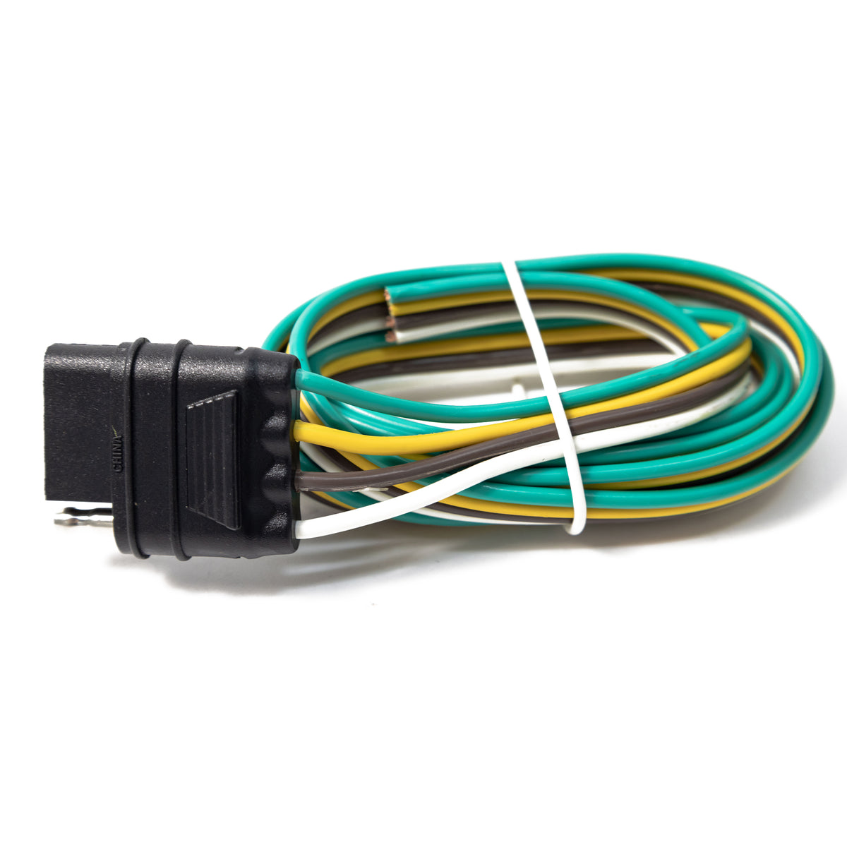 TrekPower 4-Way Flat Vehicle-Side Trailer Wiring Harness – 48 in.