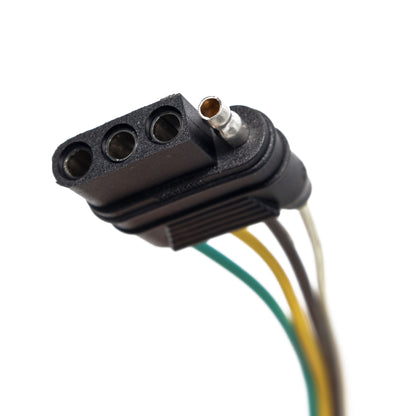 TrekPower 4-Way Flat Vehicle-Side Trailer Wiring Harness – 48 in.