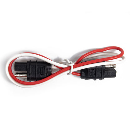 TrekPower 12 in 2-Pole Flat Trailer Wiring Connector Extension