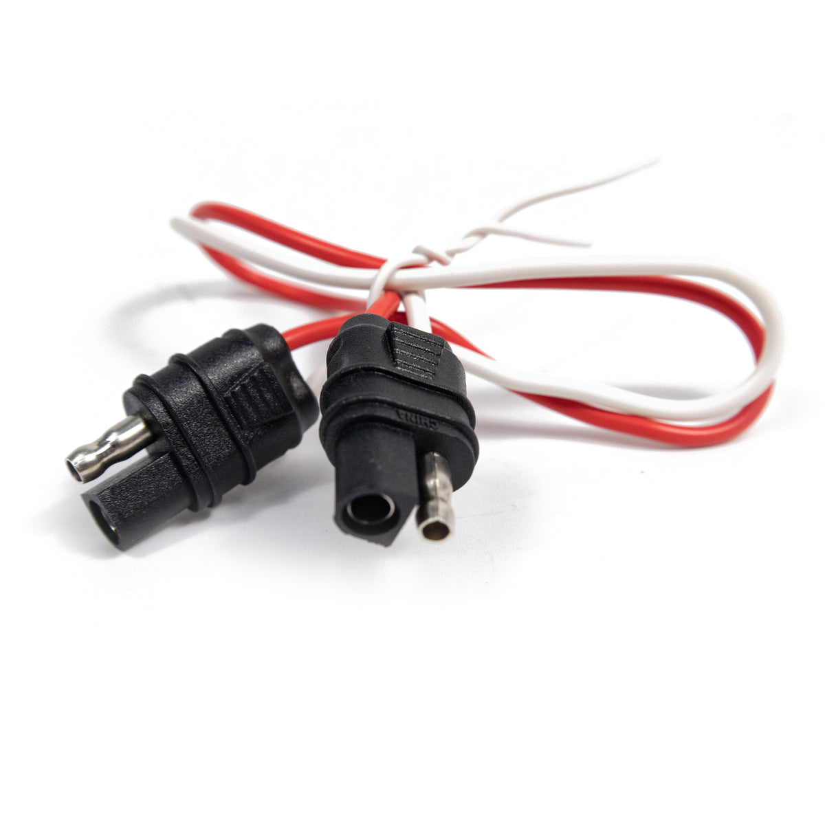 TrekPower 12 in 2-Pole Flat Trailer Wiring Connector Extension
