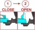 TrekPower Straight Tongue Trailer Coupler for 2" Ball, 3" Channel, 3,500 lb
