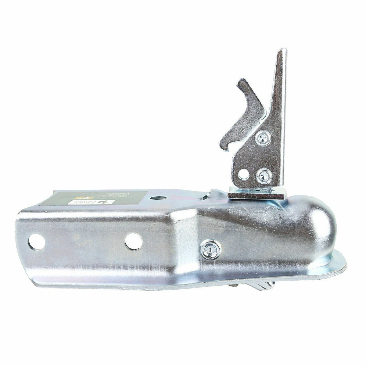 TrekPower Straight Tongue Trailer Coupler for 2" Ball, 3" Channel, 3,500 lb