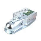 TrekPower Straight Tongue Trailer Coupler for 2" Ball, 3" Channel, 3,500 lb
