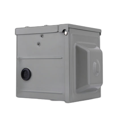 TrekPower 50 Amp RV Power Outlet Box, NEMA 14-50R Receptacle, 125/250V Heavy-Duty Metal Enclosure