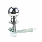 TrekPower 2 inch 3500 lbs trailer hitch ball standing with product label