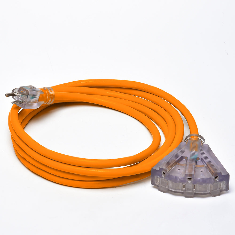 12/3 AWG 15AMPS Multi-tap Outdoor Extension Cords TrekPower