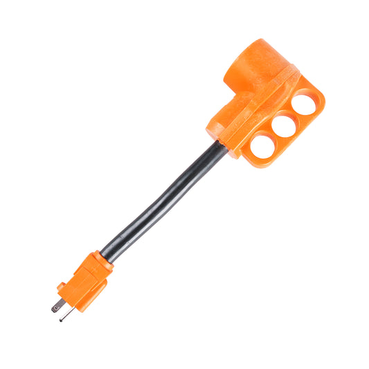 15 Amp Male to 50 Amp Female RV Adapters 90 Degree Holder TrekPower