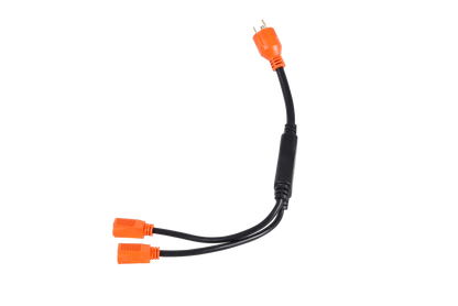 TrekPower 30 Amp Generator Y Adapter Splitter, 3-Prong NEMA 5-30P Male Plug to Dual 5-15R 15A Female Receptacles