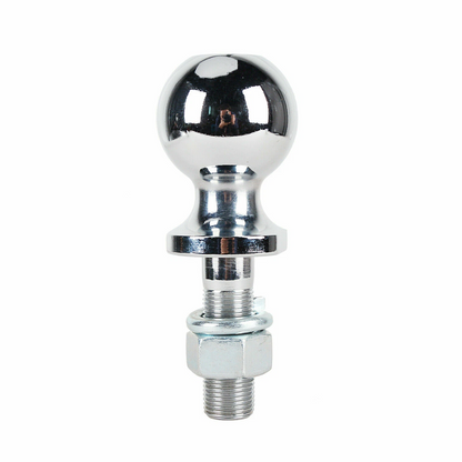 TrekPower 2" Chrome Trailer Hitch Ball, 3,500 lb, 3/4" x 2-3/8" Shank