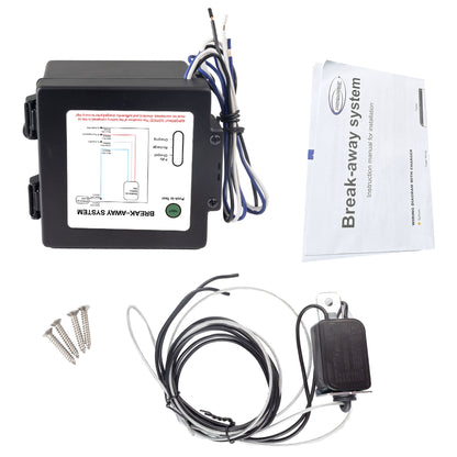 TrekPower Trailer Breakaway Kit with Battery, Charger and LED Tester