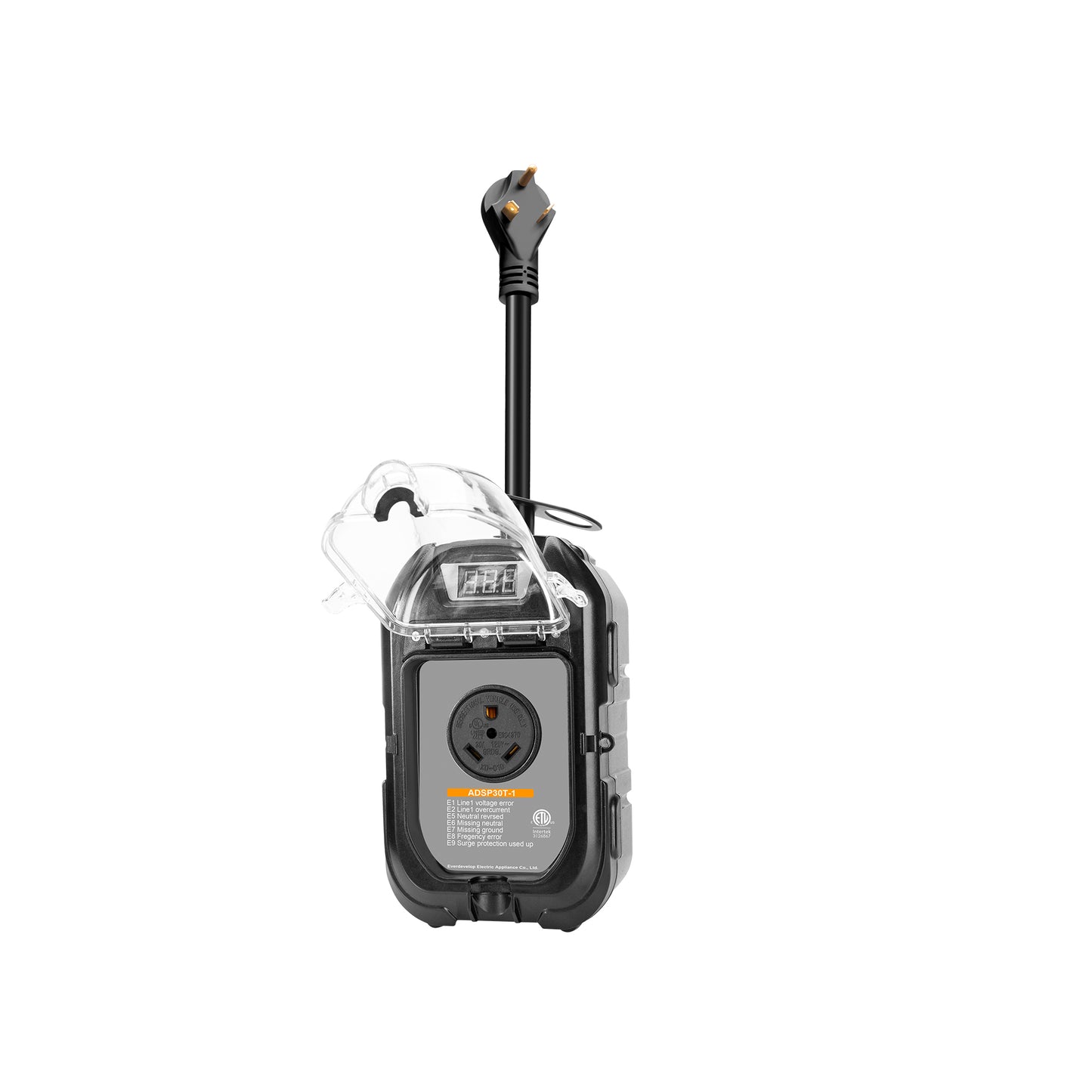 TrekPower 30Amp RV Surge Protector with Waterproof Cover and Auto Shut