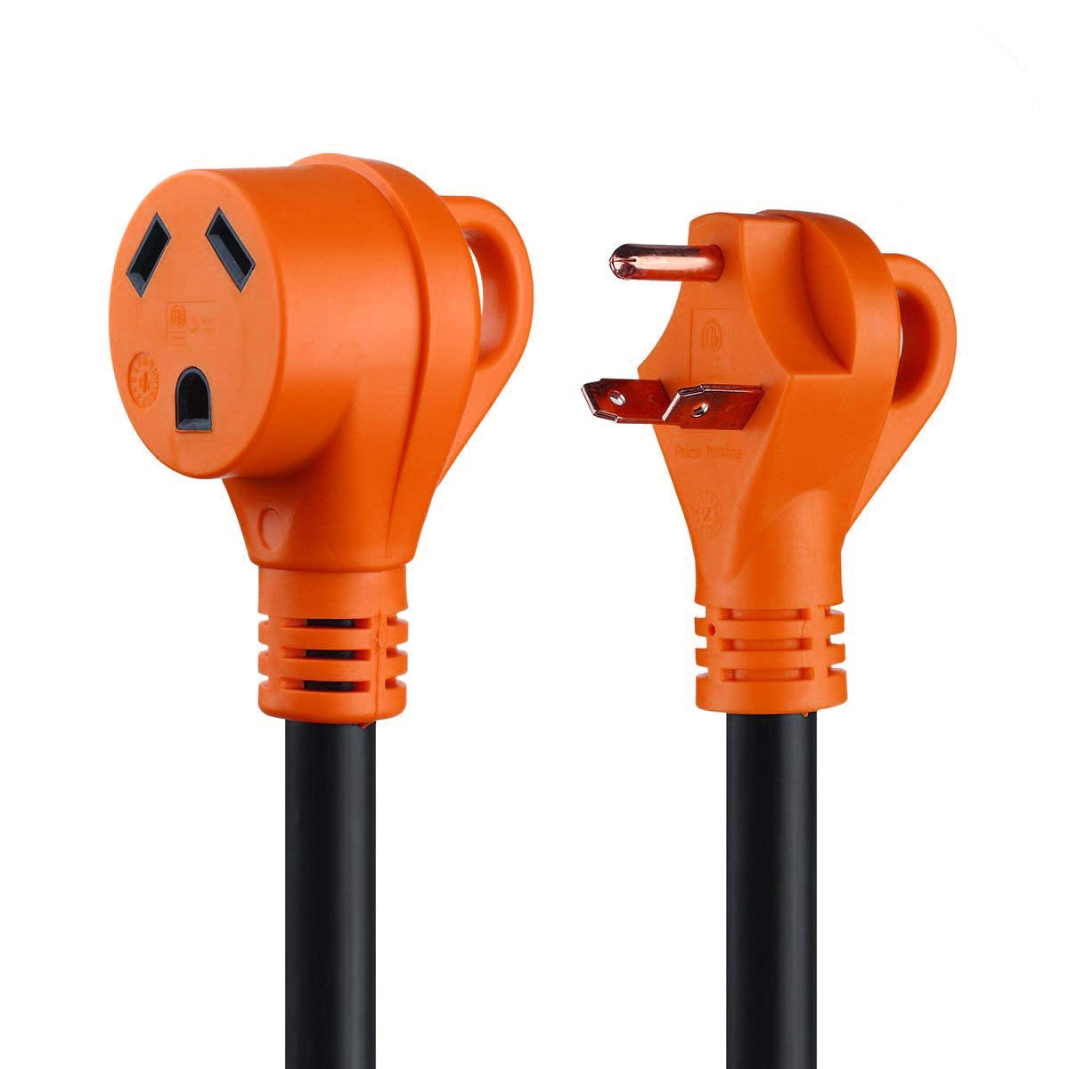 25ft/50FT extension cord. 30 AMP.125 volts. ETL Approved. orange