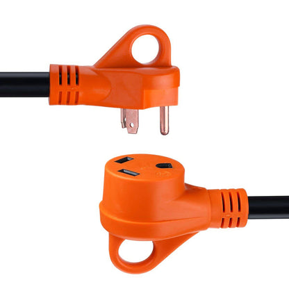 25ft/50FT extension cord. 30 AMP.125 volts. ETL Approved. orange