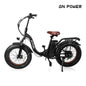 GN POWER Foldable Electric Mountain Bike for Adult 20", 750W Motor,Fat Tire,48V 15AH,UL2849,Black